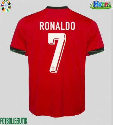Portugal Cristiano Ronaldo #7 Hemmatröja EM 2024 Kortärmad